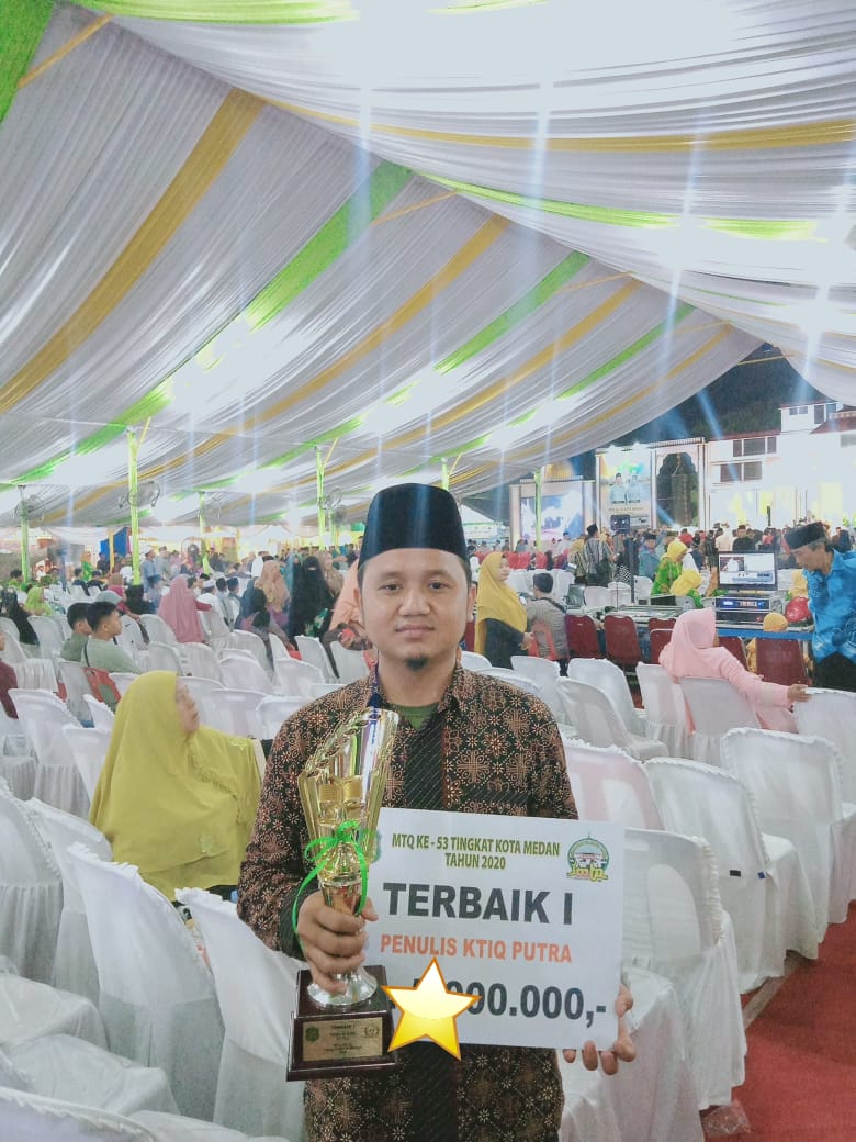 Alhamdulillah Sir Nazaruddin Meraih Juara 1 LKTIQ dalam Perlombaan MTQ Tingkat Kota Medan