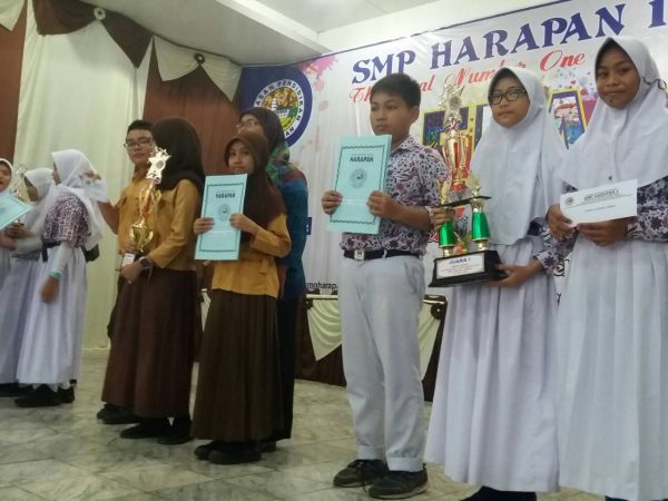 Alhamdulillah Selamat Atas Prestasinnya Untuk SD Namira Meraih Juara 1 Final Cerdas Cermat Dan Juara 2 Try Out Tingkat Kota Medan Di Sekolah Harapan 1 Medan