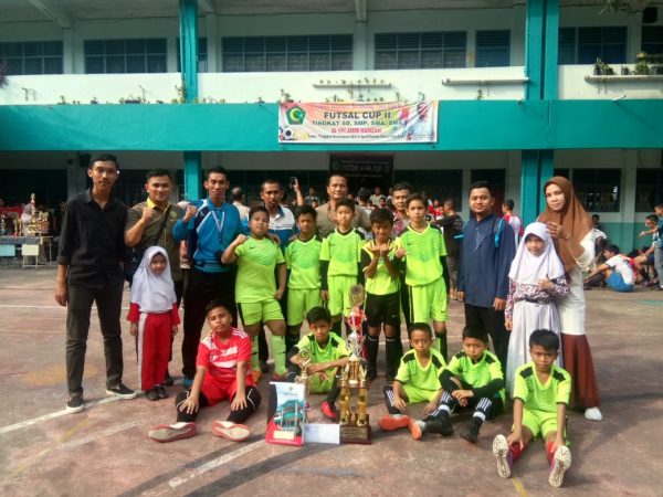 Alhamdulillah SD Namira Meraih Juara 1 Dalam Turnamen Futsal AHA CUP II Tahun 2019 Tingkat Kota Medan